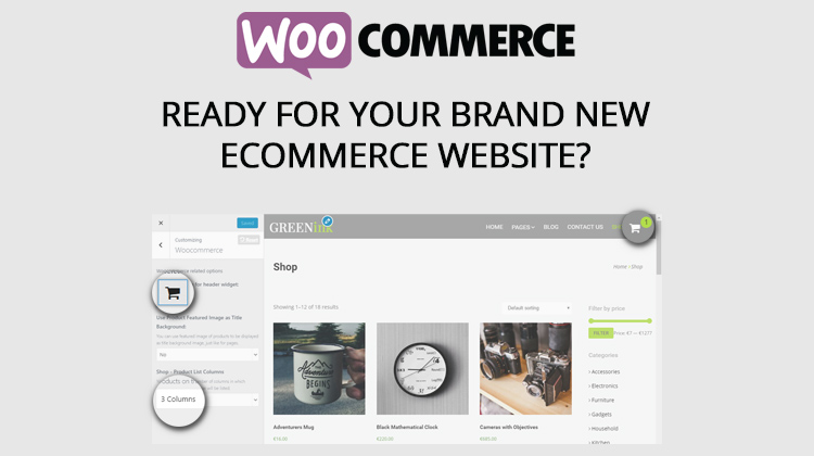 GreenInk is WooCommerce Compatible